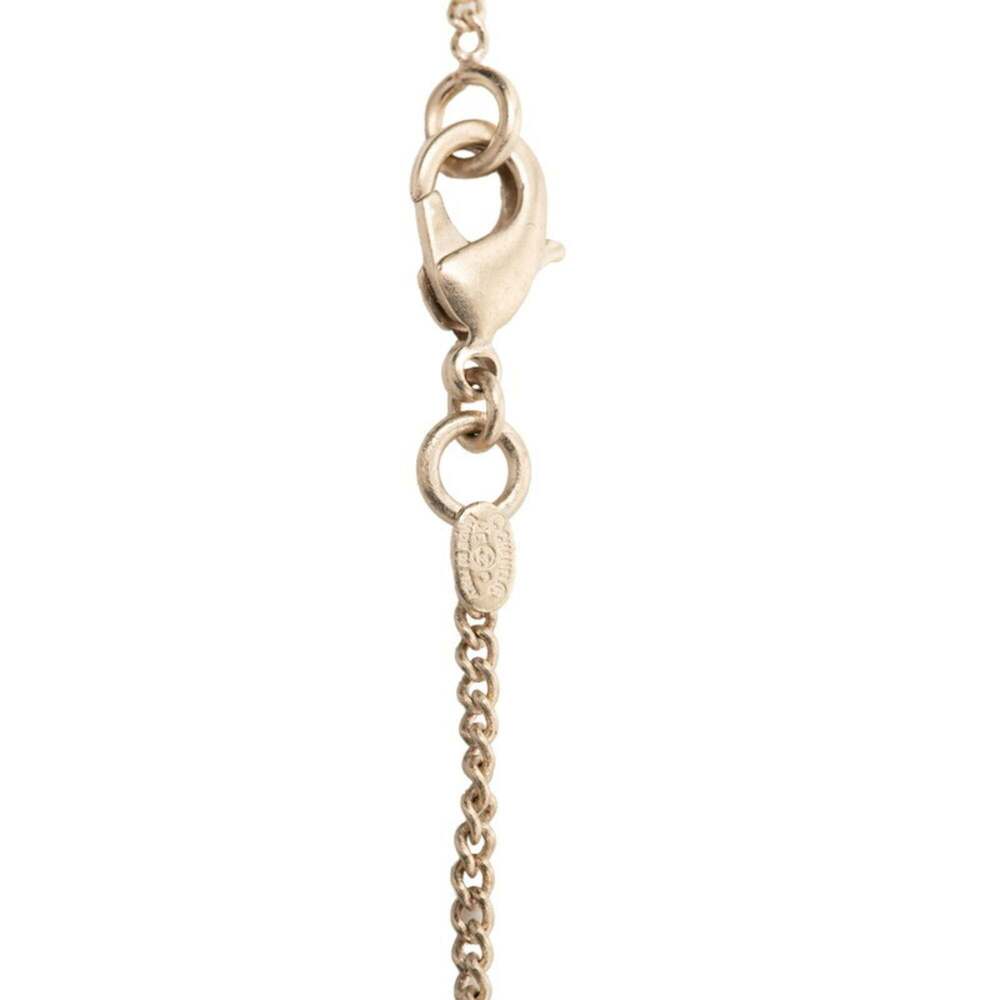 CHANEL Authentic White Logo Necklace - Picture 3 of 5